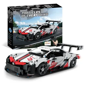 KUNYANG remote control 2.4G high speed pro racing educational programming assemble race rc car building block sets