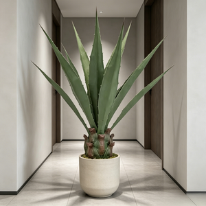 Planta Artificial de Agave de Pascua de 80 cm de Altura para Interiores, Decoración Navideña de Exterior de Alta Calidad, Decoración Navideña - Product Image 2
