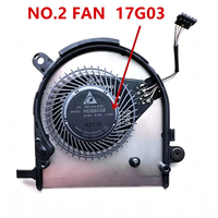 Refroidisseurs pour ordinateur portable HP Elitebook X360 1030 G3, ventilateur de dissipateur thermique ND55C02 DC05V 0.50A 17G03 17G04 L34272-001, 100% testé, expédition rapide