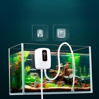 Aspirateur de gravier électrique pour aquarium, changeur d'eau multifonctionnel, pompe rechargeable grande capacité, grand filtre pour aquarium