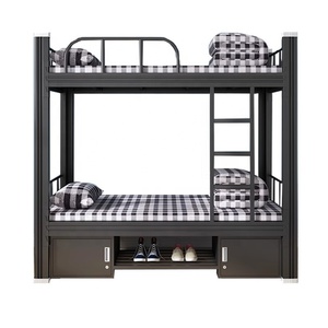 Venta caliente más barato marco de acero Escuela Universidad estudiante dormitorio metal litera fábrica - Product Image 4
