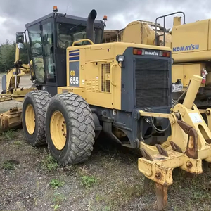 Niveleuse célèbre de moteur de KOMATSU GD655 de marque petite avec le ripper arrière - Product Image 1