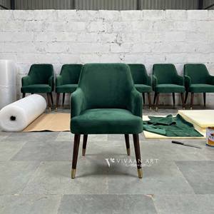 Silla de Comedor Moderna de Madera, Cómoda, Apilable y Portátil, Muebles para Hogar, Oficina, Cocina, Cafetería y Restaurante - Product Image 2