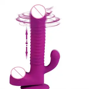New York Thrust ing Dildo Vibrator für Frauen Vibrierende rotierende Aktionen für G-Punkt Klitoris stimulation Thruster Sexspielzeug