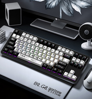 Ensemble de touches de clavier mécaniques personnalisées Anime mignonnes, 129 touches, PBT transparentes, profil Cherry, pour joueurs
