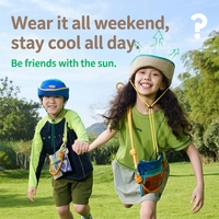 Chapeau de soleil personnalisé pour enfants, mignon, avec logo, protection UV UPF 50+, écologique, pliable, petit MOQ, vente en gros