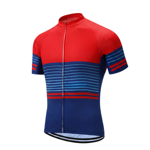 Tenues de cyclisme sur mesure pour hommes, grandes tailles, respirantes, 100 % polyester, ensembles de vêtements de vélo, uniformes sportifs OEM pour le cyclisme - Product Image 1