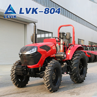 Mini-tracteur agricole à roues à prix réduit, 80 CV, 4x4, chargeur frontal en option pour le transport et la manutention de matériel agricole