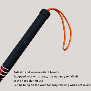 Bâton de marche de sécurité à film réfléchissant épais pour la tige de guidage aveugle pour les voyages en plein air <span class=keywords><strong>canne</strong></span> de personne aveugle pratique - Product Image 4