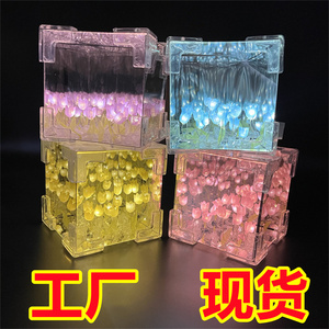 Handmade Tulip ánh sáng ban đêm pin LED DIY bé con cô gái những người yêu thích món quà người bạn bầu không khí trang trí ấm bàn đèn - Product Image 2