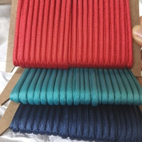 Cordon en paracorde nylon 3 mm, corde en polyester multicolore, paracorde 550 de 100 pieds, corde en nylon à 7 brins pour bracelet, porte-clés, cordon de sécurité DIY
