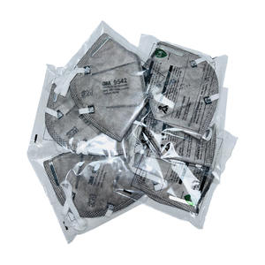 Masker <span class=keywords><strong>Respirator</strong></span> karbon aktif dengan tali telinga, untuk pencegahan partikel debu <span class=keywords><strong>3M</strong></span> 9542 KN95 - Product Image 5