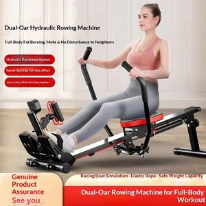 Máquina <span class=keywords><strong>de</strong></span> <span class=keywords><strong>Remo</strong></span> Hidráulica Resistente al Agua y al Aire, Silenciosa, <span class=keywords><strong>de</strong></span> Doble <span class=keywords><strong>Remo</strong></span>, para Ejercicio en Casa - Product Image 2