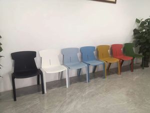เก้าอี้รับประทานอาหารพลาสติก PP เก้าอี้คาเฟ่วางซ้อนกันได้ - Product Image 6