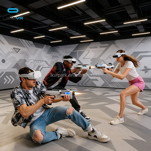 Machine de jeu VR d'arcade virtuelle à l'échelle d'un arène commerciale VR pour 10 personnes, pour le divertissement <span class=keywords><strong>Steam</strong></span> - Product Image 1