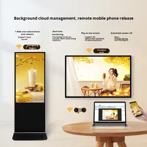 Layar Iklan Sentuh Berdiri Lantai 65/75/85 inci Mesin Promosi Perusahaan All-in-One - Product Image 3