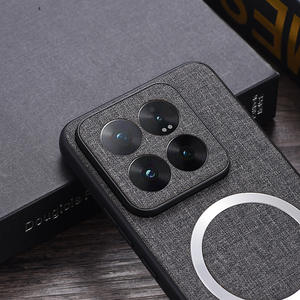 Coque de téléphone magnétique pour Xiaomi 15T, texture 14T Pro pour Xiaomi 14 Pro, coque de protection anti-chute - Product Image 4