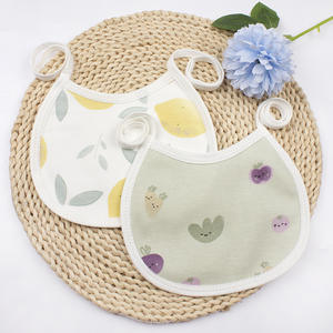 Katoenen Slabbetje Met Veters Lange Mouwen Waterdichte Slabbetje Baby Baby Voor Het Hele Seizoen - Product Image 3