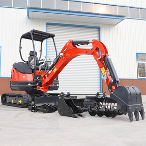 Mini-excavatrice INFRONT avec moteur EPA, pelle sur chenilles de 3,5 tonnes, excavatrice agricole de 1 tonne, 2 tonnes, petite excavatrice à vendre - Product Image 6