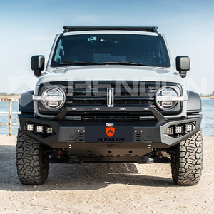 Pare-chocs avant en acier 4x4, barre de protection, grille de protection pour Land Cruiser <span class=keywords><strong>Jeep</strong></span> Wrangler Suzuki Jimny - Product Image 5