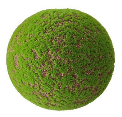 03 10cm green grass ball
