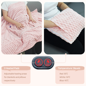 Acampamento Viajar Outdoor Walking Office Família Recarregável Aquecido Wearable Hoodie Blanket Elétrica USB Aquecido Ombro Cobertor - Product Image 2