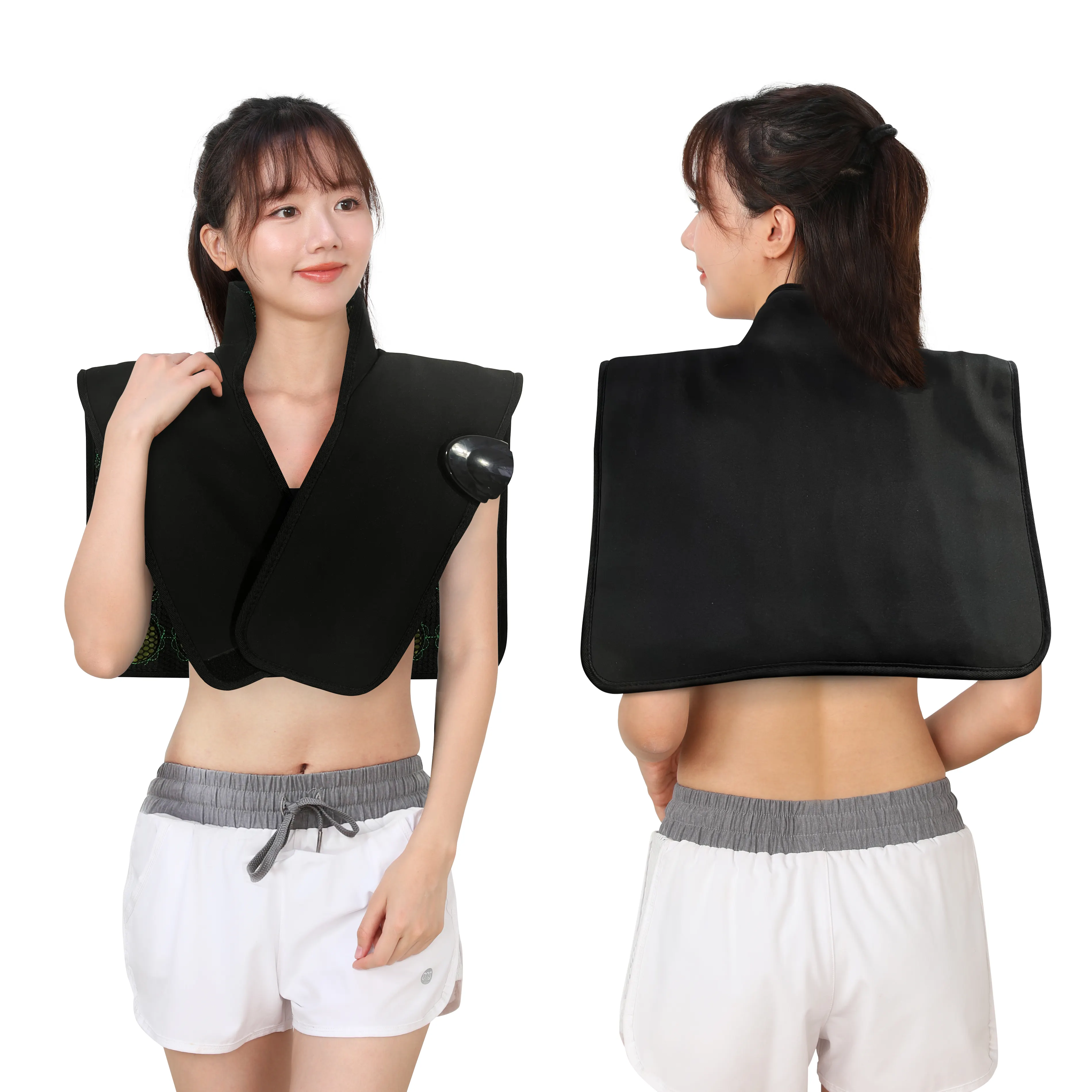 Beauty Products For Women Portable Sauna Heater Cape For Sale With Jade Stone Carbon Fiber Pemf Magnetic Therapy Device Machine