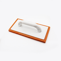 Truelle de maçonnerie en éponge à manche en plastique haute densité, couleur orange