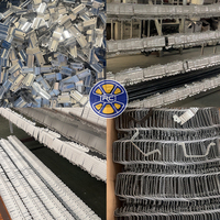 Accessoires pour système de drainage des eaux de pluie, clips pour tuyaux de descente en aluminium