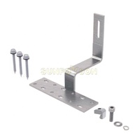 Support de fixation pour tuiles solaires en aluminium, crochet de fixation pour panneaux solaires, système de montage de panneaux solaires