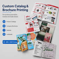 Impression de catalogues, magazines et brochures brillantes en couleur pleine, sur mesure, de haute qualité, pour la vente en gros, 2025 2026
