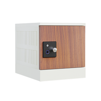 Armoire en plastique robuste et saine Headleader OEM EDM avec panneaux métalliques, armoires avec serrure à empreintes digitales pour école, bibliothèque, salle de sport