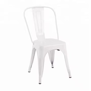 Meubles de <span class=keywords><strong>restaurant</strong></span> style industriel vintage <span class=keywords><strong>Paris</strong></span> chaise de salle à manger extérieure empilable en fer métal Tolix - Product Image 3