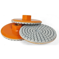 Disque de ponçage à sec 80 mm, filetage M10, tampons de polissage diamantés, disque de polissage pour carrelage céramique, pierre, marbre, granit