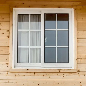 Finestre scorrevoli bianche in vinile con doppi vetri temperati, a prova di uragano, standard australiano AS/NZS, insonorizzate, personalizzabili - Product Image 3