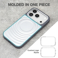 Coque Souple Anti-Poussière en TPU à Motif Vague d'Eau Style Tendance pour iPhone 17 Pro Max, Accessoires de Protection pour iPhone 15 16