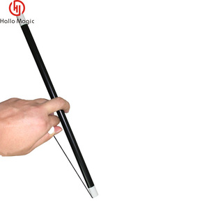 Sihirli değnek, kendini yükselten değnek, siyah mini, komik küçük sihirli değnek, yakın sihirli hileler oyuncaklar değnek - Product Image 4