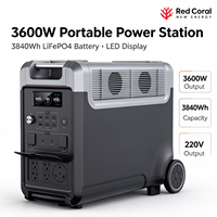 Générateur solaire 3600W, station d'alimentation solaire hors réseau la plus populaire en usine, générateur d'énergie solaire