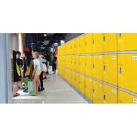 Bo Jiao Armoire de casier d'organisateur de cartable fournie par l'usine pour les étudiants ou la salle de sport