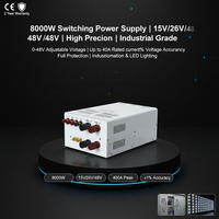 SCN-8000 8000W Ayarlanabilir DC Tek Çıkışlı Güç Kaynağı 0-48V 0-400A AC-DC Endüstriyel Anahtarlama Elektrokaplama Şarj Cihazı