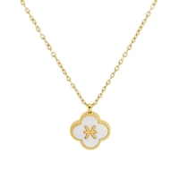 Collar de Acero Inoxidable con Colgante Único Chapado en Oro de 18k con los 12 Signos del Zodíaco, Joyería de Moda