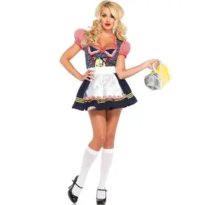 Cosplay Halloween Beer Girl Dress Stage Performance Costume Maid Clothing German Beer Festival Carnival Party Sexy Uniform