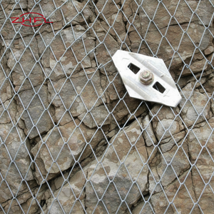 Galfan Coated Heavy Duty Woven <b>Wire</b> <b>Netting</b> Mountain Rock Protection Safety Containment Barrier System Slope Protection Mesh - Product Image 4