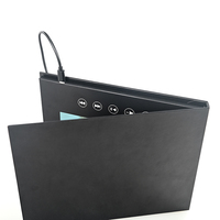 Cartes en papier de luxe personnalisées en vrac avec vidéo LCD, boîte de brochure vidéo cadeau pour la promotion