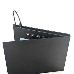 Tarjetas de Papel de Lujo Personalizadas al por Mayor con <span class=keywords><strong>Video</strong></span> <span class=keywords><strong>LCD</strong></span>, Caja de Folleto de <span class=keywords><strong>Video</strong></span> para Regalo, para Promoción - Product Image 6