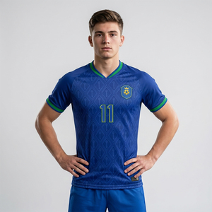 Uniformes <span class=keywords><strong>de</strong></span> Fútbol al por Mayor, Camiseta <span class=keywords><strong>de</strong></span> Fútbol Retro <span class=keywords><strong>de</strong></span> Secado Rápido, Jersey Original Transpirable, Uniformes <span class=keywords><strong>de</strong></span> Fútbol para Hombre - Product Image 4