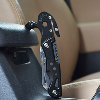Livraison directe, marteau multifonction en acier et alliage d'aluminium 420, poignée PF13, pour le camping et l'équipement automobile, personnalisable OEM