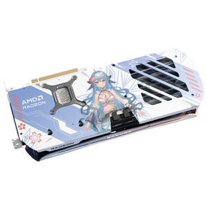 Tarjeta Gráfica Yeston Radeon 9070 16G GDDR6 Atlantis OC, Nueva GPU de Escritorio para Videojuegos con Refrigeración por Ventilador y Personajes de Anime 9070 - Product Image 3