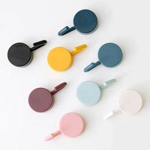 2024 Strong Creative Home Kitchen Punch-free Trace Less <b>Hook</b> <b>Sticky</b> Vintage Mini Plastic <b>Wall</b>-Mounted 10-Piece Clothing - Product Image 1