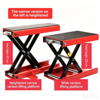 Table élévatrice universelle pour réparation de moto avec design réglable en hauteur pour outil d'atelier